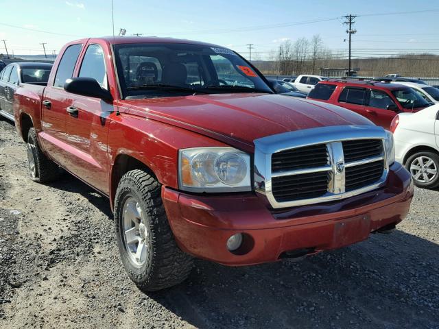 1D7HW48NX6S540063 - 2006 DODGE DAKOTA QUA RED photo 1