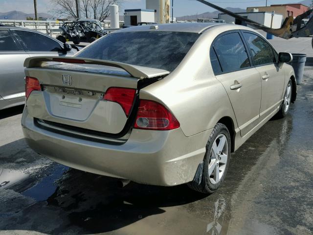 1HGFA16857L105640 - 2007 HONDA CIVIC EX ოქროსფერი ფოტო 4
