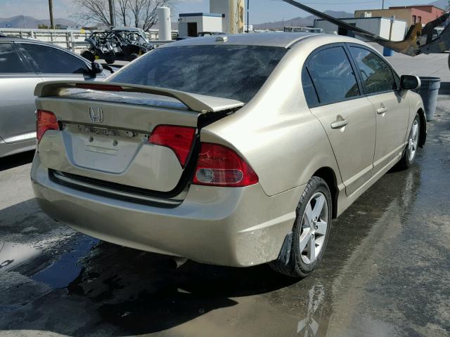 1HGFA16857L105640 - 2007 HONDA CIVIC EX GOLD photo 4