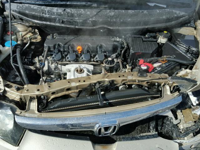 1HGFA16857L105640 - 2007 HONDA CIVIC EX ოქროსფერი ფოტო 7