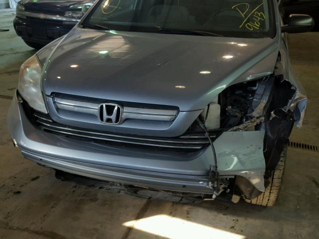 5J6RE48589L059643 - 2009 HONDA CR-V EX BLUE photo 9