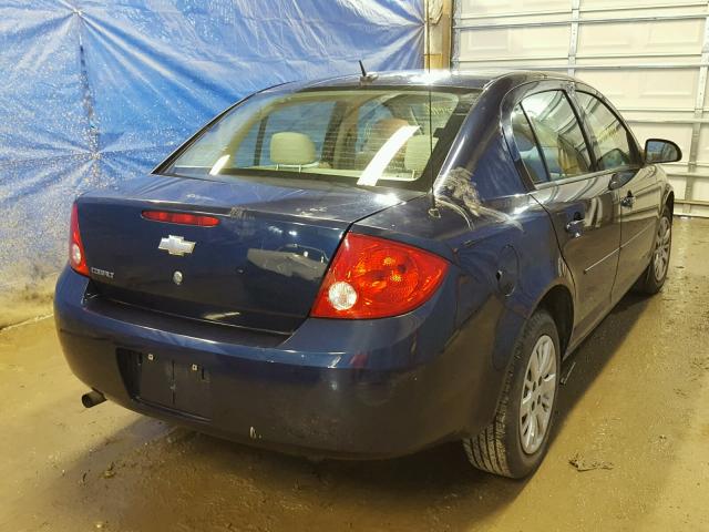 1G1AB5F56A7174624 - 2010 CHEVROLET COBALT LS BLUE photo 4