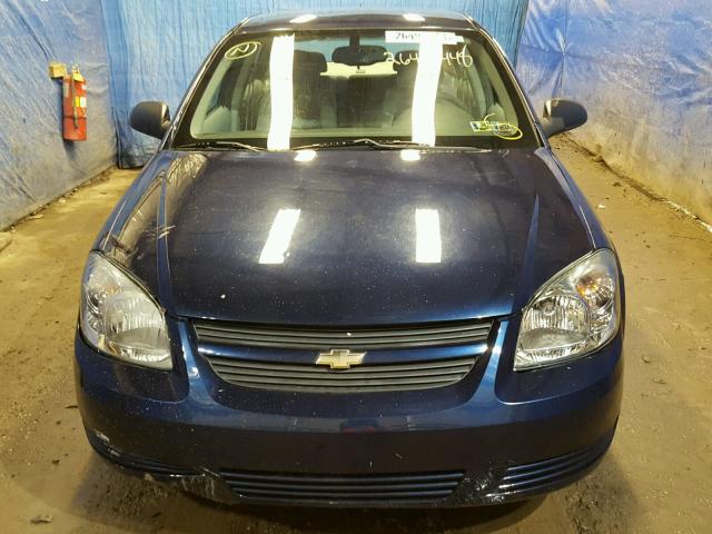 1G1AB5F56A7174624 - 2010 CHEVROLET COBALT LS BLUE photo 9