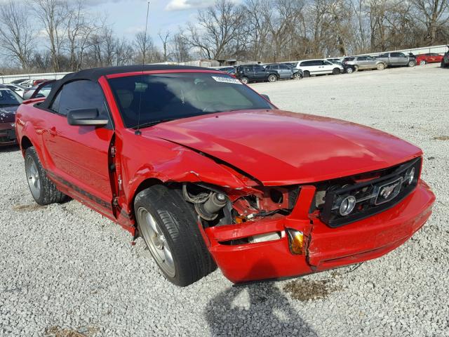 1ZVFT84N375201505 - 2007 FORD MUSTANG RED photo 1