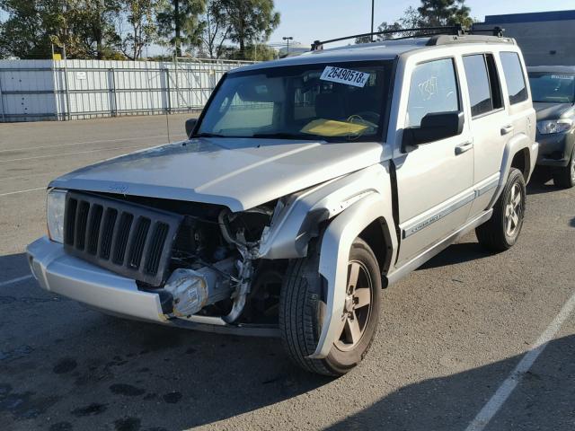 1J8HH48PX7C651304 - 2007 JEEP COMMANDER ვერცხლისფერი ფოტო 2