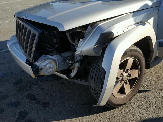 1J8HH48PX7C651304 - 2007 JEEP COMMANDER ვერცხლისფერი ფოტო 9