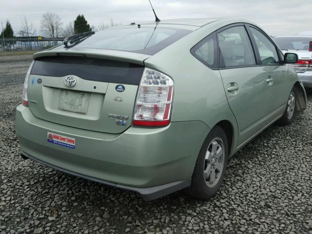 JTDKB20U773288500 - 2007 TOYOTA PRIUS GREEN photo 4