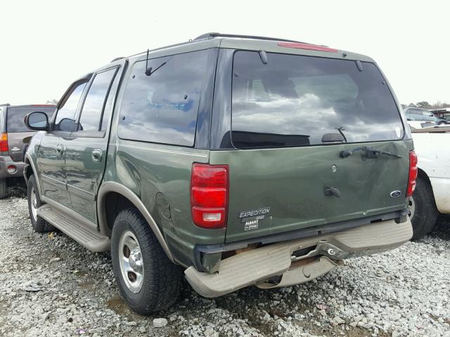 1FMPU18L8YLB44747 - 2000 FORD EXPEDITION GREEN photo 3