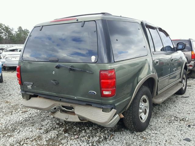 1FMPU18L8YLB44747 - 2000 FORD EXPEDITION GREEN photo 4