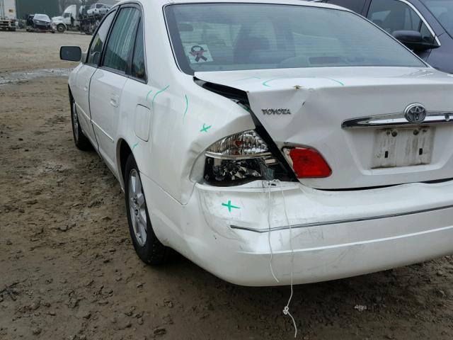 4T1BF28B84U369630 - 2004 TOYOTA AVALON XL WHITE photo 9