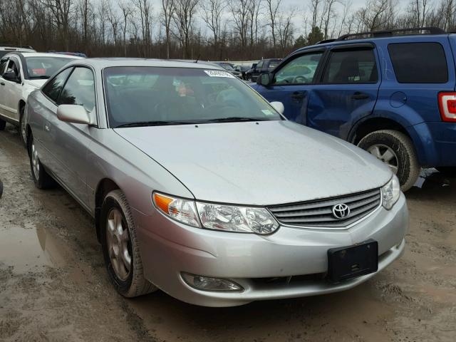 2T1CF28P02C596213 - 2002 TOYOTA CAMRY SOLA GRAY photo 1