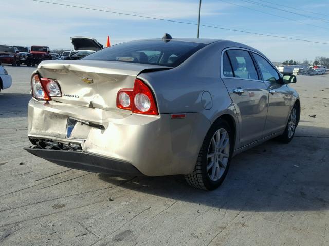 1G1ZE5EU2CF134133 - 2012 CHEVROLET MALIBU LTZ GOLD photo 4