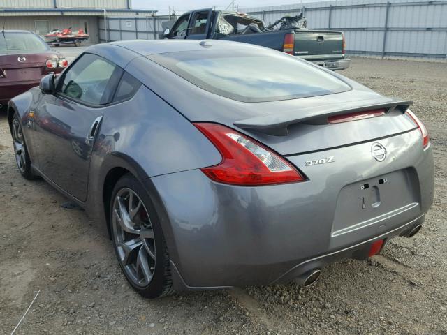 JN1AZ4EHXDM382992 - 2013 NISSAN 370Z BASE CHARCOAL photo 3