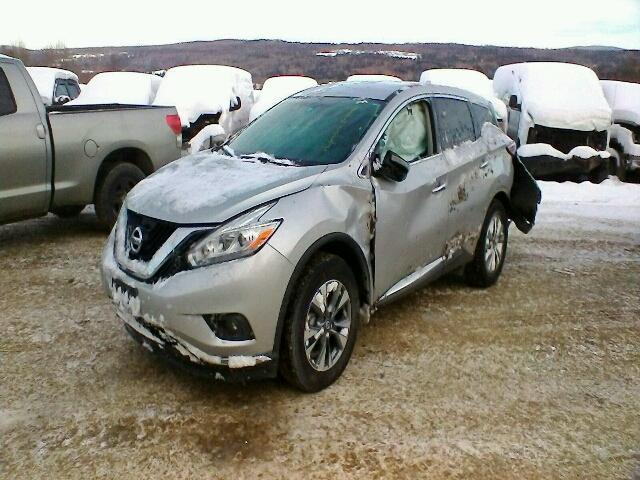 5N1AZ2MH8GN144474 - 2016 NISSAN MURANO S SILVER photo 2