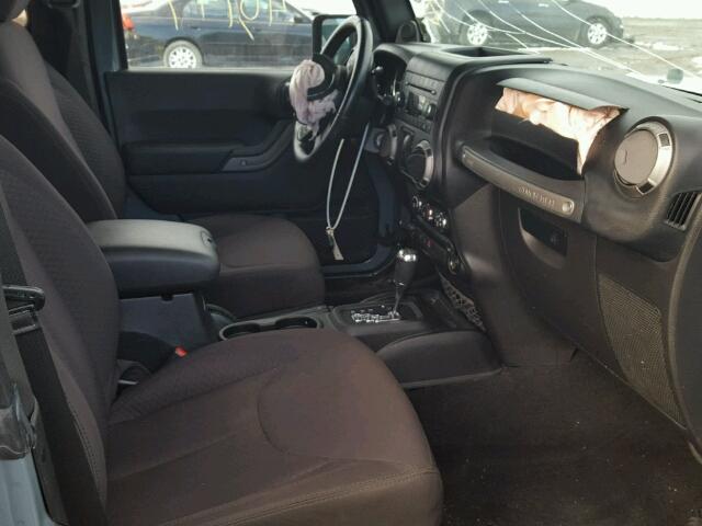 1C4AJWAG8EL117279 - 2014 JEEP WRANGLER S BLUE photo 5