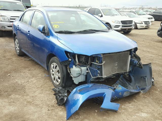 2T1BU4EE3AC271862 - 2010 TOYOTA COROLLA BA BLUE photo 1