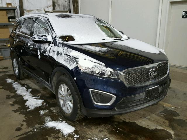 5XYPGDA53HG336002 - 2017 KIA SORENTO LX BLUE photo 1