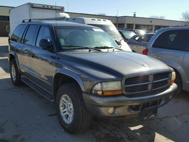 1B4HS28Z71F627043 - 2001 DODGE DURANGO GRAY photo 1