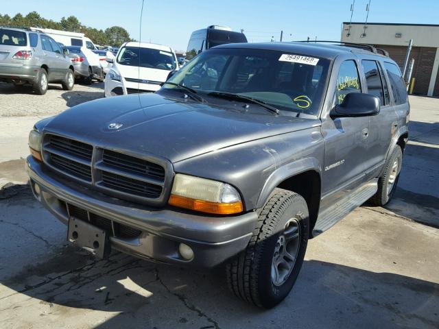 1B4HS28Z71F627043 - 2001 DODGE DURANGO GRAY photo 2