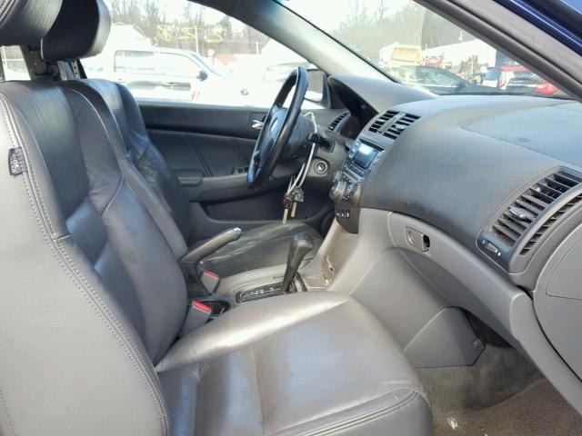 1HGCM66524A058569 - 2004 HONDA ACCORD EX BLUE photo 5