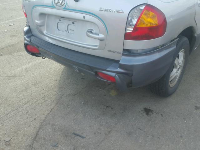 KM8SC83D51U014916 - 2001 HYUNDAI SANTA FE G GRAY photo 9