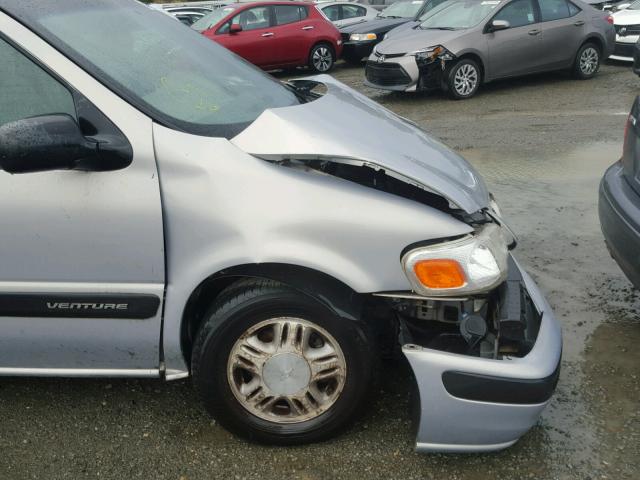 1GNDX03E8YD193062 - 2000 CHEVROLET VENTURE SILVER photo 9