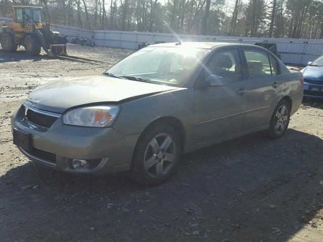 1G1ZU53826F268945 - 2006 CHEVROLET MALIBU LTZ GREEN photo 2