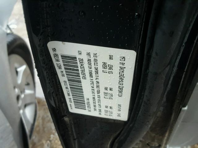 2B3KA43G76H287459 - 2006 DODGE CHARGER SE BLACK photo 10