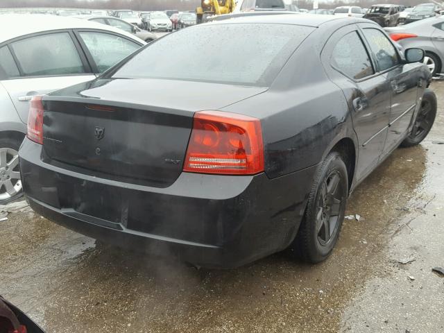 2B3KA43G76H287459 - 2006 DODGE CHARGER SE BLACK photo 4