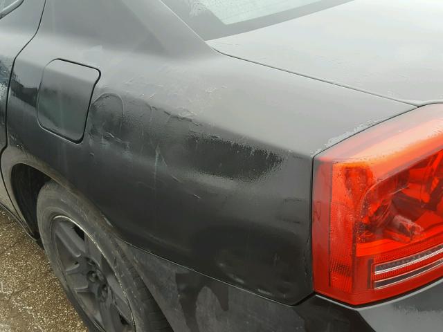 2B3KA43G76H287459 - 2006 DODGE CHARGER SE BLACK photo 9