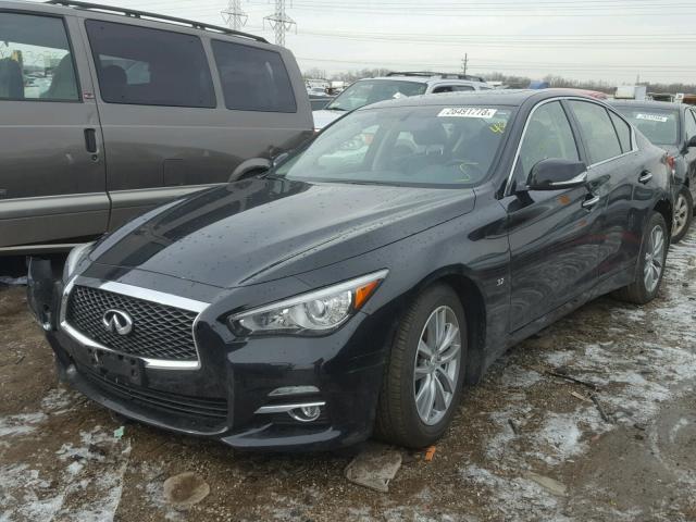 JN1BV7AR3FM395389 - 2015 INFINITI Q50 BASE BLACK photo 2