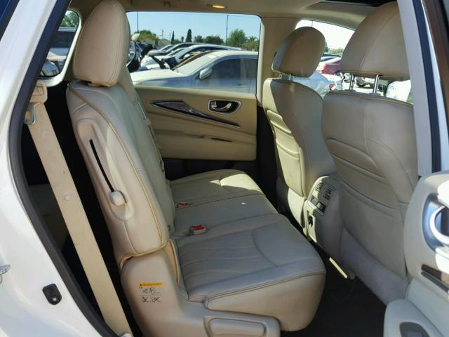 5N1AL0MN9FC528026 - 2015 INFINITI QX60 WHITE photo 6