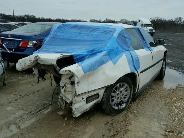 2G1WF52E459308762 - 2005 CHEVROLET IMPALA WHITE photo 4