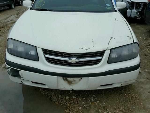 2G1WF52E459308762 - 2005 CHEVROLET IMPALA WHITE photo 7