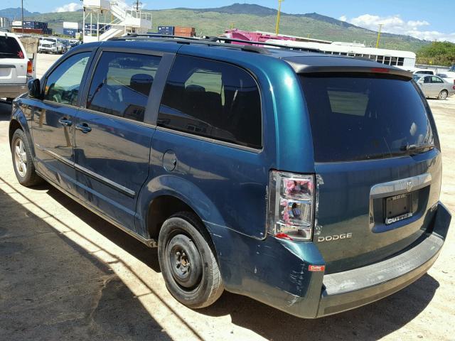 2D8HN54139R654810 - 2009 DODGE GRAND CARA BLUE photo 3