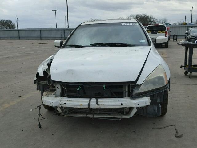 1HGCM66814A097678 - 2004 HONDA ACCORD EX WHITE photo 9