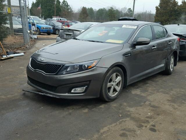 5XXGM4A73EG285109 - 2014 KIA OPTIMA LX BROWN photo 2