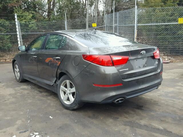 5XXGM4A73EG285109 - 2014 KIA OPTIMA LX BROWN photo 3