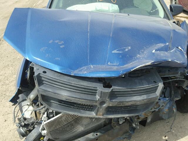 1B3LC46B89N570155 - 2009 DODGE AVENGER SE BLUE photo 7