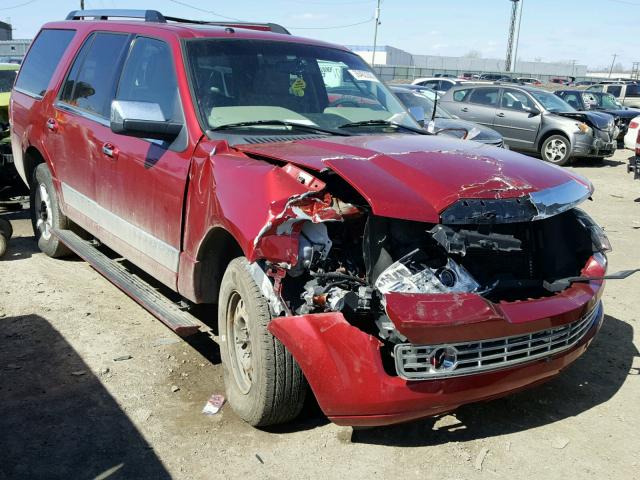 5LMFU28538LJ19416 - 2008 LINCOLN NAVIGATOR წითელი ფოტო 1