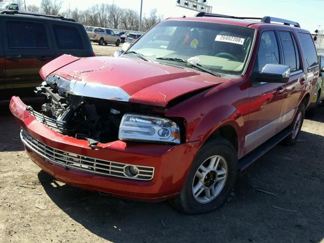 5LMFU28538LJ19416 - 2008 LINCOLN NAVIGATOR RED photo 2