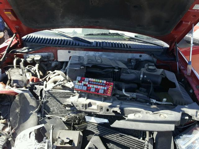 5LMFU28538LJ19416 - 2008 LINCOLN NAVIGATOR წითელი ფოტო 7