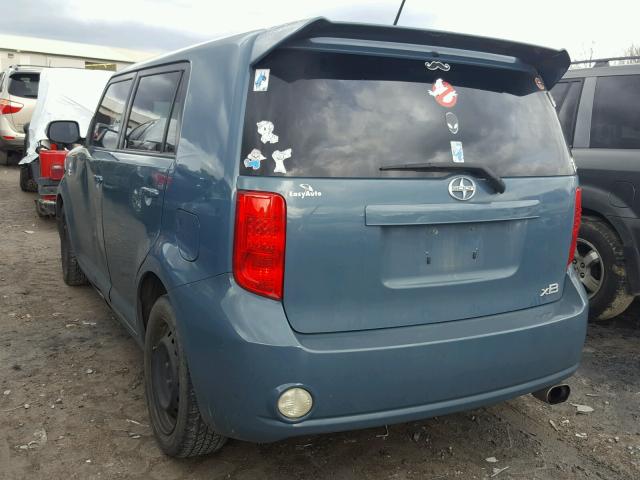 JTLKE50E081031455 - 2008 TOYOTA SCION XB Türkis Foto 3