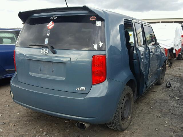 JTLKE50E081031455 - 2008 TOYOTA SCION XB Türkis Foto 4
