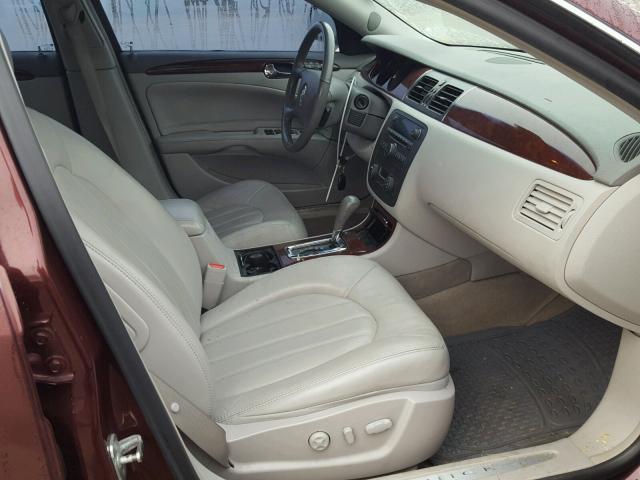 1G4HD57217U152606 - 2007 BUICK LUCERNE CX BURGUNDY photo 5