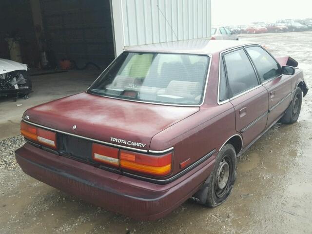 4T1SV21E6MU407069 - 1991 TOYOTA CAMRY DLX RED photo 4