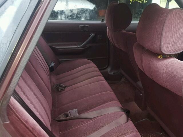 4T1SV21E6MU407069 - 1991 TOYOTA CAMRY DLX RED photo 6