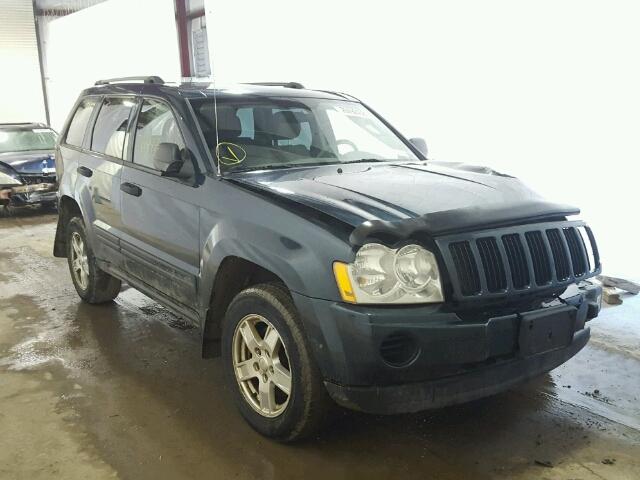 1J4GR48K15C654636 - 2005 JEEP GRAND CHER BLUE photo 1