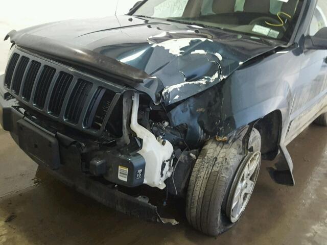 1J4GR48K15C654636 - 2005 JEEP GRAND CHER BLUE photo 9