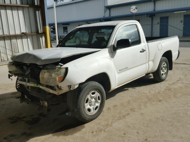 5TENX22N35Z018117 - 2005 TOYOTA TACOMA WHITE photo 2